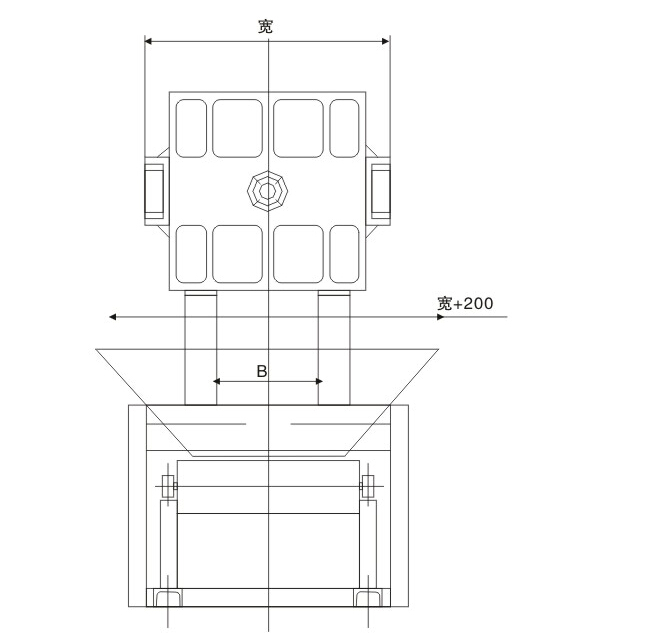 一次性全部拉開振打卸餅壓濾機(圖2)